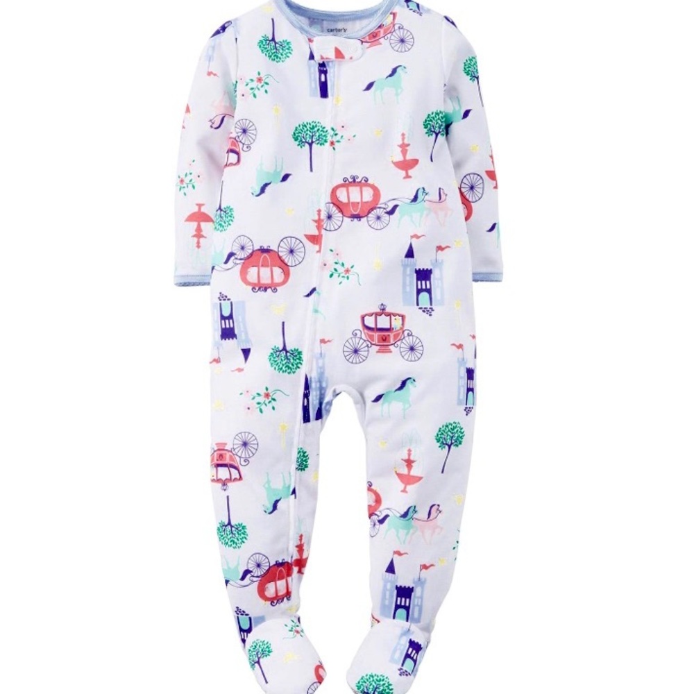 Carter's Fairy Tale-Print Footed Pajamas